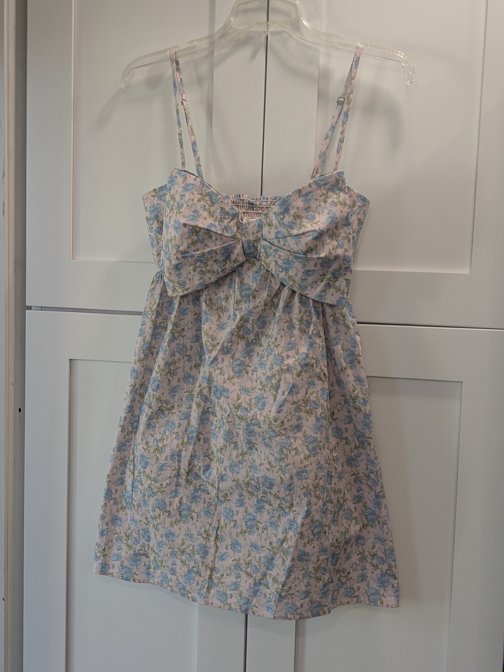 Show Me Your MuMu Pastel Blue And Pink Floral Bow Sundress
